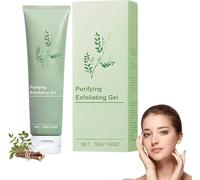 Purifying Exfoliating gel, 2024 New Purifying Exfoliating Gel, Advanced Exfoliating Scrub Gel, Deep Cleansing Face and Body Exfoliating Scrub Gel (3pcs, 12cm)
