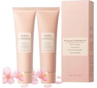 Purifying Exfoliating Gel, 2025 New Gentle Exfoliating Face Wash, Facial Scrub, Peeling Gel Cleanser, Moisturizing Face Wash, Soft Dead Skin, Soothe Purify Facial Skin Care (2PC)