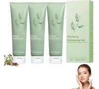 Purifying Exfoliating Gel, Exfoliating Scrub, Advanced Exfoliating Scrub Gel, Deep Cleansing Face and Body Exfoliating Scrub Gell, for Various Skin Types (3pcs, 12cm)