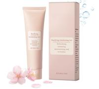 Purifying Exfoliating Gel - Face Exfoliator & Exfoliating Face Wash with Gentle Scrub for Deep Cleansing, Brightening & Moisturising(Pink, 1 trial pack)