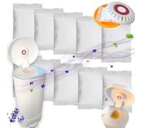 PurifyLogix 10PCS Lavender Scented Baking Soda Refills for Puck Baking Soda Cartridge, Diaper Pail Deodorizers Odor Absorber Compatible with Munchkin Step and Pail Diaper Pails (for 3.5" Cartridge)