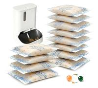 PurifyLogix 12PCS Color-Changing Pet Food Desiccant Packs Compatible with PETLIBRO Automatic Cat Feeder, Individually Packaged Desiccant Replacement Packs Suitable for PETKIT Automatic Cat Feeder