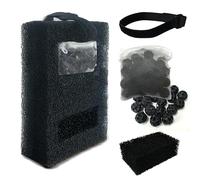 PurifyLogix Upgraded Aquarium Filter Media Kits for Fluval SPEC 3/5 Gal, for EVO 5 Gal, for Flex 9 Gal Desktop Aquarium, A1375, Includes Carbon Filter, Foam Filters, 1 Ceramic Rings, 1 Filter Cord