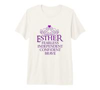 Purim Queen Esther Fearless Independant Confident Brave Premium T-Shirt