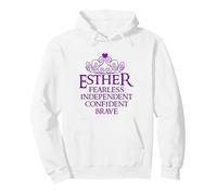 Purim Queen Esther Fearless Independant Confident Brave Pullover Hoodie
