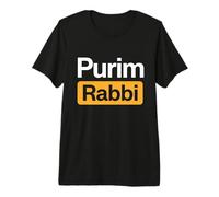 Purim Rabbi Funny Purim Costume for Queen Esther Party Premium T-Shirt