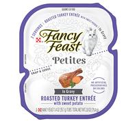 Purina Fancy Feast Gourmet Gravy Wet Cat Food, Petites Turkey & Sweet Potato Entree - (12) 2.8 oz. Tubs