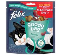 Purina Felix Goody Bag Cat Treats Seaside Mix 200G (Pack Of 5)