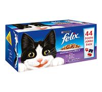 Felix Cat Food Mixed Selection in Jelly, 44 x 100 g