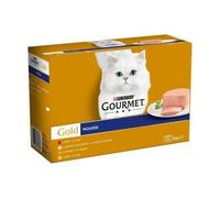 Purina Gourmet Gold Mousse Wet Cat Food Variety Pack, 12 x 85g Cans