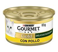 Purina Gourmet Gold Succulent Delights, Wet Cat Food with Chicken, 24 x 85g Cans