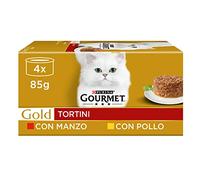 Purina Gourmet Gold Wet Cat Food, 48 Cans x 85 g Each, 12 Packs of 4 x 85 g