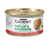 Purina Gourmet Nature's Creations 2.04 kg Dog Food, Beef, 24 Cans