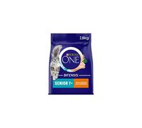 Purina ONE 7+ Dry Cat Food Rich in Chicken 2.8kg, Pack of 4
