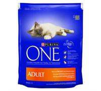 Purina One Adult Cat Food Salmon and Whole Grains (800g)