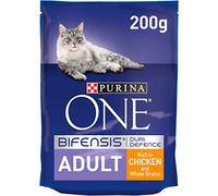 PURINA ONE | Adult Chicken Dry Cat Food 200g (Pack of 6)