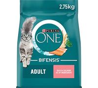 PURINA ONE | Adult Salmon Cat Food, 2.75kg (Pack of 4)