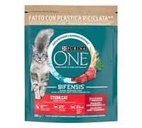 PURINA ONE Bifensis Sterilized Adult Cat Food Beef and Wheat, 800 g Bag