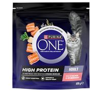 PURINA ONE High Protein Salmon Dry Cat Food 650g