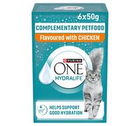 PURINA ONE Hydralife Chicken Cat Supplements - 6 x 50g