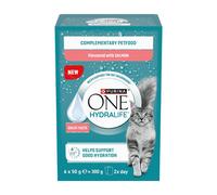 PURINA ONE Hydralife Salmon Cat Supplements 6x50g