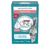 PURINA ONE Hydralife Salmon Cat Supplements - 6 x 50g