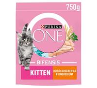 Purina ONE Dry Kitten Food Rich in Chicken 750g (Case of 4)