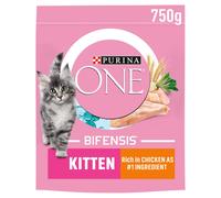 Purina One Kitten Dry Cat Food with Chicken and Wholegrain 750g | High
