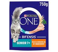 PURINA ONE Senior 7+ Chicken and Wholegrain Cat Food - 750g Bag