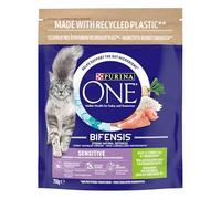 PURINA ONE Sensitive Adult Turkey & Rice Dry Cat Food 750g