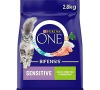 PURINA ONE | Sensitive Dry Cat Food, Turkey and Rice, 2.8kg