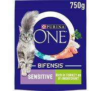 PURINA ONE Adult Sensitive Turkey and Rice Cat Food - 750g Bag