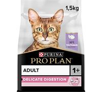 PURINA PRO PLAN DELICATE dry cat food, OptiDigest, Pack of 1(1 x 1,5kg)