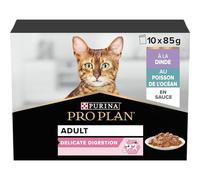 Purina Pro Plan Delicate Turkey Fish Cat Food 10 x 85 g