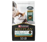 Purina Pro Plan LiveClear Dry Cat Food for Kittens Chicken & Rice Formula - 5.5 lb. Bag