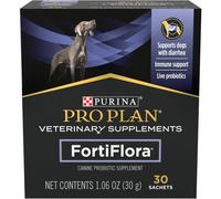 Purina Pro Plan Veterinary Supplements FortiFlora Dog Probiotic Supplement, Canine Nutritional Supplement - 30 Ct. Box