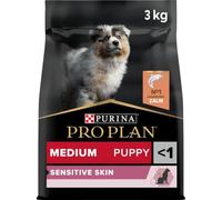 Purina Proplan Medium Puppy Derma Dog Feed Cahorro Salmon, Pack of 4 x 3 kg