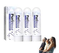 PuriNose Inhaler, Memory Boost Inhaler, Nasal Inhaler Stick for Women Men, Refreshing Relief, Enhances Immunity, Enjoy Fresh Air (3)