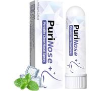 Purinose Inhaler,PuriNose Nasal Inhaler,Natural Soothing Nasal Inhaler,Memory Boost Refreshing Nose Inhaler Stick Natural Ingredients,Clean Your Nose and Enjoy Fresh Air (1 Pcs)