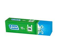 Purio 20 x 15 Litre Compostable Food Waste Caddy Bin Liners Biodegradable Bags 15L Green