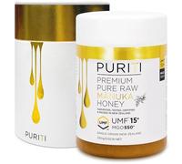 PURITI Manuka Honey MGO 550+ / UMF 15+ | 100% Pure Genuine Raw Manuka Honey | 8.8 Oz / 250g | Harvested, Tested, Certified and Packed in New Zealand