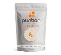 Purition Almond & Orange - High Protein Wholefood Shake | 500g Natural Meal Replacement with Whey Protein for Keto Diet, Weight Loss & Healthy Breakfasts | 12 Servings