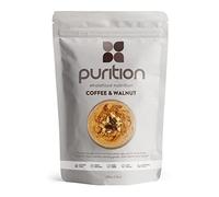 Purition Coffee & Walnut - High Protein Wholefood Shake | 500g Natural Meal Replacement with Whey Protein for Keto Diet, Weight Loss & Healthy Breakfasts | 12 Servings