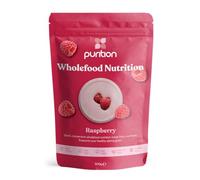 Purition Raspberry - High Protein Wholefood Shake | 500g Natural Meal Replacement with Whey Protein for Keto Diet, Weight Loss & Healthy Breakfasts | 12 Servings