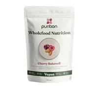 Purition Vegan Cherry Bakewell - High Protein Wholefood Shake | Plant-Based Meal Replacement for Keto Diet, Weight Loss & Healthy Breakfasts | 12 Servings