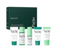 PURITO SEOUL Best Kit - Skincare Routine with Panthenol Cleanser & Cream, Unscented Centella Serum & Toner, For All Skin Types, Gift Set, For Face, Facial Serum, K-Beauty, 3.52 fl. oz.