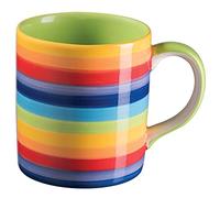 Purity Style Hand Painted Rainbow Stripe Classic Small Mug