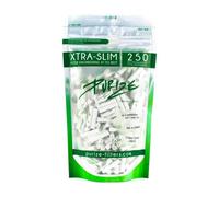 Purize Carbon Activated Extra Slim Filter Tips - 6mm - (250 Pack) - Enhance Your Smoking Experience with Advanced Filtration Technology - with Vastu Storage Mylar Bag (White)