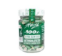 PURIZE® Glas I 100 XTRA Slim Size Activated Carbon Filter Green
