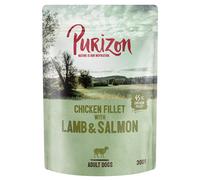 Purizon Adult Pouches Saver Pack 24 x 300g - Lamb & Salmon with Potato & Pear
